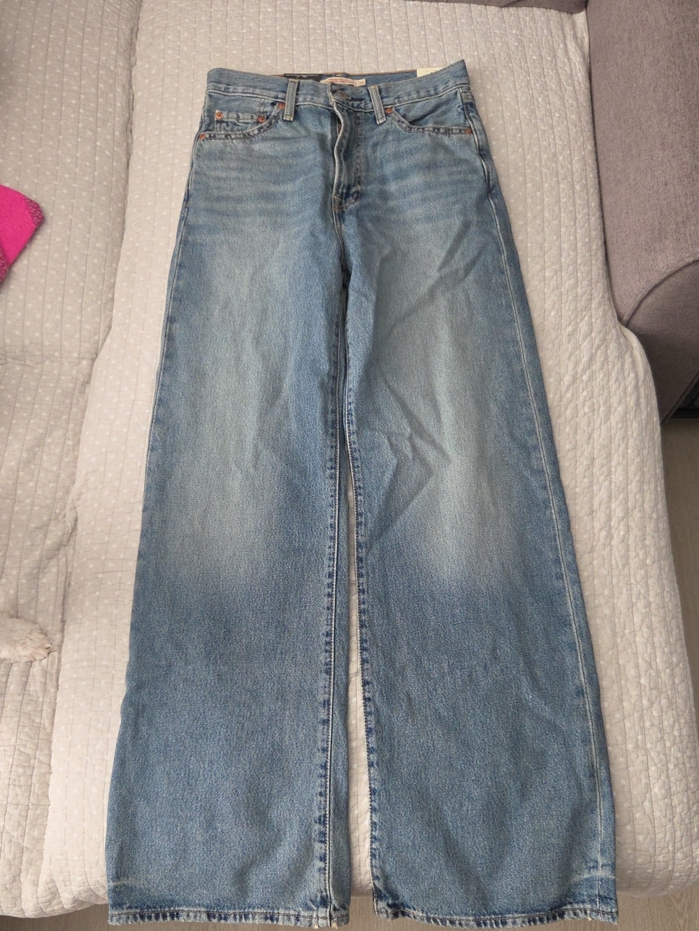 Light Blue Wide-Leg Women’s Jeans